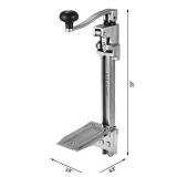 OrangeA Commercial Can Opener Manual Table Mount Heavy Duty Cast Iron Can Opener Restaurant Professional Manual Bottle Tin Opener Jar Opener for Cans Up to 15.7Inch Height (Manual)