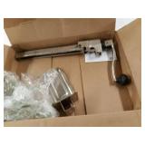 OrangeA Commercial Can Opener Manual Table Mount Heavy Duty Cast Iron Can Opener Restaurant Professional Manual Bottle Tin Opener Jar Opener for Cans Up to 15.7Inch Height (Manual)