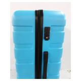 baby blue suit case