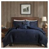 Woolrich Perry 5-Pc. King/California King Denim Comforter Set