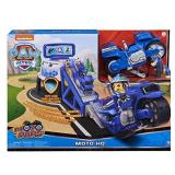 Paw Patrol, Moto Pups Moto HQ Playset Toy with Sounds and Exclusive Chase Figure and Motorcycle Vehicle
