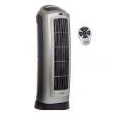 Lasko 1500W Digital Ceramic Space Heater with Remote, 755320, Silver