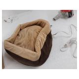 K&H Pet Products Thermo-Kitty Heated Pet Bed Small Mocha 16" 4W