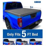 Tyger Auto T1 Soft Roll Up Truck Bed Tonneau Cover Compatible with 2005-2021 Nissan Frontier; 2009-2012 Suzuki Equator | Fleetside 5