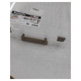 ArtBin 9002AB Super Satchel Box, Portable Craft & Sewing Organizer with Thread Tray, [1] Plastic Storage Case, Clear