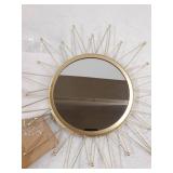 small round sun mirror