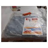 3 x 12 clear vinyl tarp 22 oz