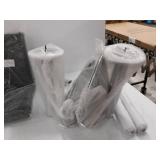 Adjustable Swivel Bar Stools Hydraulic Chair Bar Stools, Set of 2