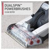 Hoover Dual Spin Pet Plus Carpet Cleaner Machine, Upright Shampooer, FH54050V, White