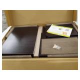 Way Basics Cat Litter Box Enclosed Modern Cat Furniture (Tool-Free Assembly and Uniquely Crafted from Sustainable Non Toxic zBoard Paperboard), Espresso (PET-LITTER-EO), 20.5 x 16.9 x 35.8"