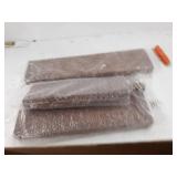 Rustic Farmhouse 3 Tier Floating Wood Shelf - Floating Wall Shelves (Set of 3), Hardware and Fasteners Included (Walnut, 3 Tier)