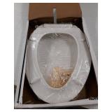 KOHLER K-4636-0 Cachet Quiet Close Toilet Seat, White