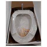 KOHLER K-4636-0 Cachet Quiet Close Toilet Seat, White