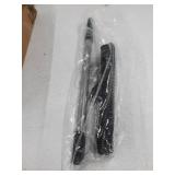 FURemover Compact Broom, Pet Hair Removal Broom with Squeegee and Telescoping Handle That Extends from 18-40 Inches, Gray/Black