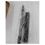 FURemover Compact Broom, Pet Hair Removal Broom with Squeegee and Telescoping Handle That Extends from 18-40 Inches, Gray/Black