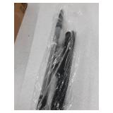 FURemover Compact Broom, Pet Hair Removal Broom with Squeegee and Telescoping Handle That Extends from 18-40 Inches, Gray/Black