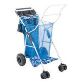Rio Beach Brands Deluxe Ultra Wonder Wheeler Blue Hibiscus