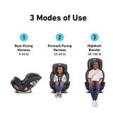 Graco TriRide 3 in 1 Car Seat | 3 Modes of Use from Rear Facing to Highback Booster Car Seat, Clybourne