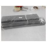 set of 4 wall Shelves 6", 12", 20", 24 black