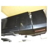 Janome Industrial-Grade Aluminum-Body HD1000 Black Edition Sewing Machine with 14 Stitches, 4-Step Buttonhol, and Accessories