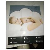 ENITYA Bamboo Mattress Pad King Size Hypoallergenic, Breathable, Soft Quilted Fitted Mattress Cover with 400 GSM Down Alternative Fill (8-21â Deep Pocket)