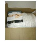 ENITYA Bamboo Mattress Pad King Size Hypoallergenic, Breathable, Soft Quilted Fitted Mattress Cover with 400 GSM Down Alternative Fill (8-21â Deep Pocket)