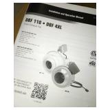 Fantech DBF 110 Dryer Booster Fan 4" Duct 167 CFM