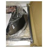 Furnius Folding Tray Metal Side Table, Sofa Table Small Round End Tables, Anti-Rust and Waterproof Outdoor or Indoor Snack Table, Accent Coffee Table,ï¼Hï¼ 20.28" xï¼Dï¼ 16.38