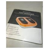 ROTAI Vibration Foot Massager Multi Relaxations and Pain Relief Rotating Acupressure Electric Foot Circulation Device with Remote Control Orange