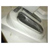 ROTAI Vibration Foot Massager Multi Relaxations and Pain Relief Rotating Acupressure Electric Foot Circulation Device with Remote Control Orange