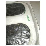 ROTAI Vibration Foot Massager Multi Relaxations and Pain Relief Rotating Acupressure Electric Foot Circulation Device with Remote Control Orange