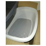 Arm & Hammer Light Gray Sifting Cat Litter Box, Large, 15.21" W x 18" L