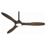 Minka-Aire F868L-ORB Sleek 60 Inch Smart Ceiling Fan with DC Motor and LED Light in Oil Rubbed Bronze Finish Compatible with Alexa, Nest, Ecobee, Google Home and iOSAndroid App