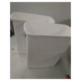 BoomKBTWUG, Knapp & Vogt -WH Replacement Trash Can,16 -Inch by 7.26 inch , White