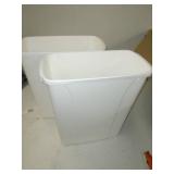 BoomKBTWUG, Knapp & Vogt -WH Replacement Trash Can,16 -Inch by 7.26 inch , White