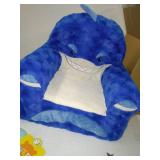 Soft Landing | Sweet Seats | Premium Character Chair with Carrying Handle & Side Pockets â Shark