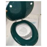 Bemis 1200SLOWT 655 Slow Sta-Tite Elongated Closed Front Toilet Seat, Teal