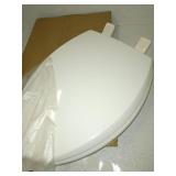 Elongated Enameles wood toilet seat