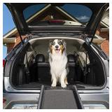 PetSafe Happy Ride Folding Pet Ramp, 62 Inch, Portable Lightweight Dog and Cat Ramp, Great for Cars, Trucks and SUVs - Side Rails and High Traction Surface