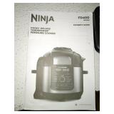 Ninja FD401 Foodi 12-in-1 Deluxe XL 8 qt. Pressure Cooker & Air Fryer that Steams, Slow Cooks, Sears, SautÃ©s, Dehydrates & More, with 5 qt. Crisper Basket, Deluxe Reversible Rack & Recipe Book, Sil