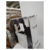 ZOBER Premium Wooden Coat Rack Free Standing, with 6 Hooks Lacquered Pine Wood Tree Coat Rack Stand for Coats, Hats, Scarves, Clothes, and Handbags - (Black