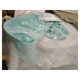 Potty Training Seat with Step Stool Ladder,SKYROKU Potty Training Toilet for Kids Boys Girls Toddlers-Comfortable Safe Potty Seat with Anti-Slip Pads Ladder (Blue)