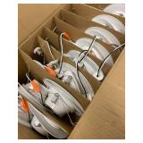 Sunco Lighting 16 Pack 6 Inch LED Recessed Lighting Ceiling Lights Slim, 6000K Daylight Deluxe, Dimmable 14W=100W, 850 LM, Baffle Trim Damp Rated, Canless Wafer Thin with Junction Box - ETL