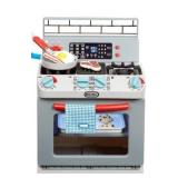 Little Tikes First Oven Realistic Pretend Play Appliance for Kids, Play Kitchen with 11 Accessories and Realistic Cooking Sounds, Unique Toy Multi-Color, Ages 2+
