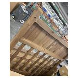 Free Standing Plant Raised Bed with Trellis Elevated Flower Bed for Hanging Flower Baskets Patio Garden Yard