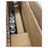 3 Tier Glass Shelf M2 chrome/Clear (1QTY)