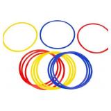 Trademark Innovations Speed and Agility Training Rings (Set of 12), Multi Color, 16-Inch