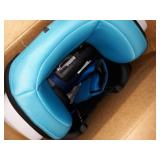 Evenflo Spectrum 2-in-1 Booster Car Seat, Bubbly Blue