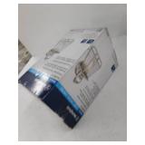 Westinghouse Lighting 6357500 1 Light Wall Fixture with Clear Waffle Glass, Nickel Luster