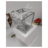 Westinghouse Lighting 6357500 1 Light Wall Fixture with Clear Waffle Glass, Nickel Luster